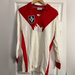 Sydney Swans Australian Rules Football vintage fan jersey. 1980s.